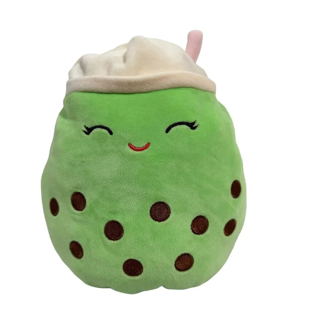Squishmallows Flipamallow Kachina The Kiwi & Sevda The Green Boba Tea 8”
